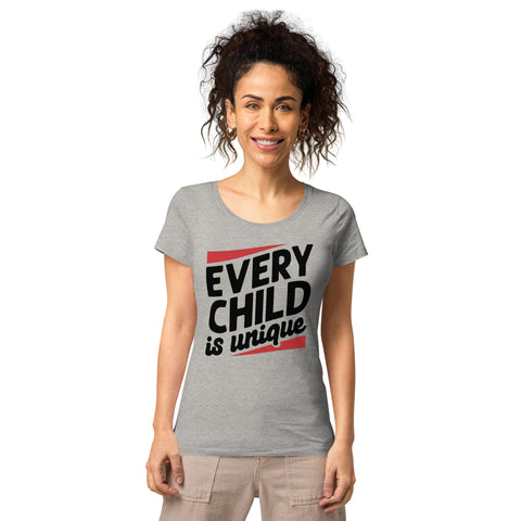 Every Child Is Unique Women’s Basic Organic T-Shirt