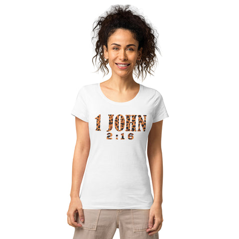 John 2:16 Women’s Basic Organic T-Shirt