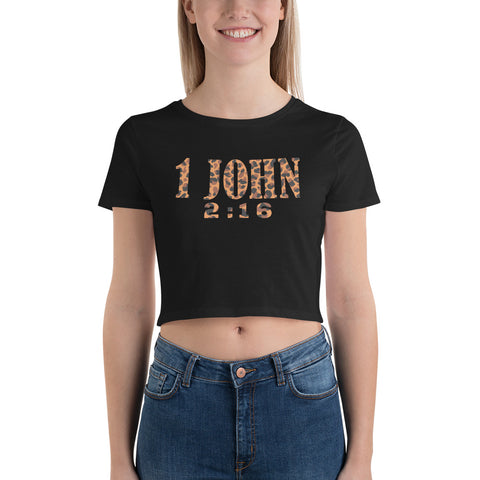 JOHN 2:16 Women’s Crop Tee