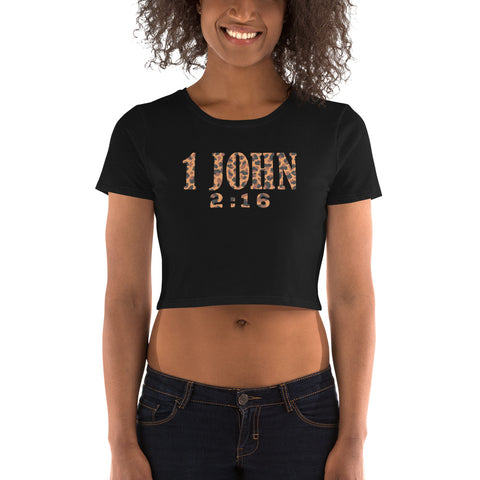 JOHN 2:16 Women’s Crop Tee